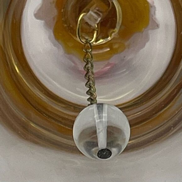 1992 Vintage Avon collectible crystal bell featuring hearts flowers doves - Picture 14 of 14